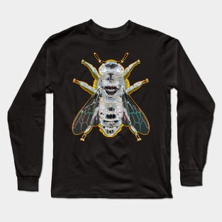 Crazy Seethrough Bee Body Long Sleeve T-Shirt